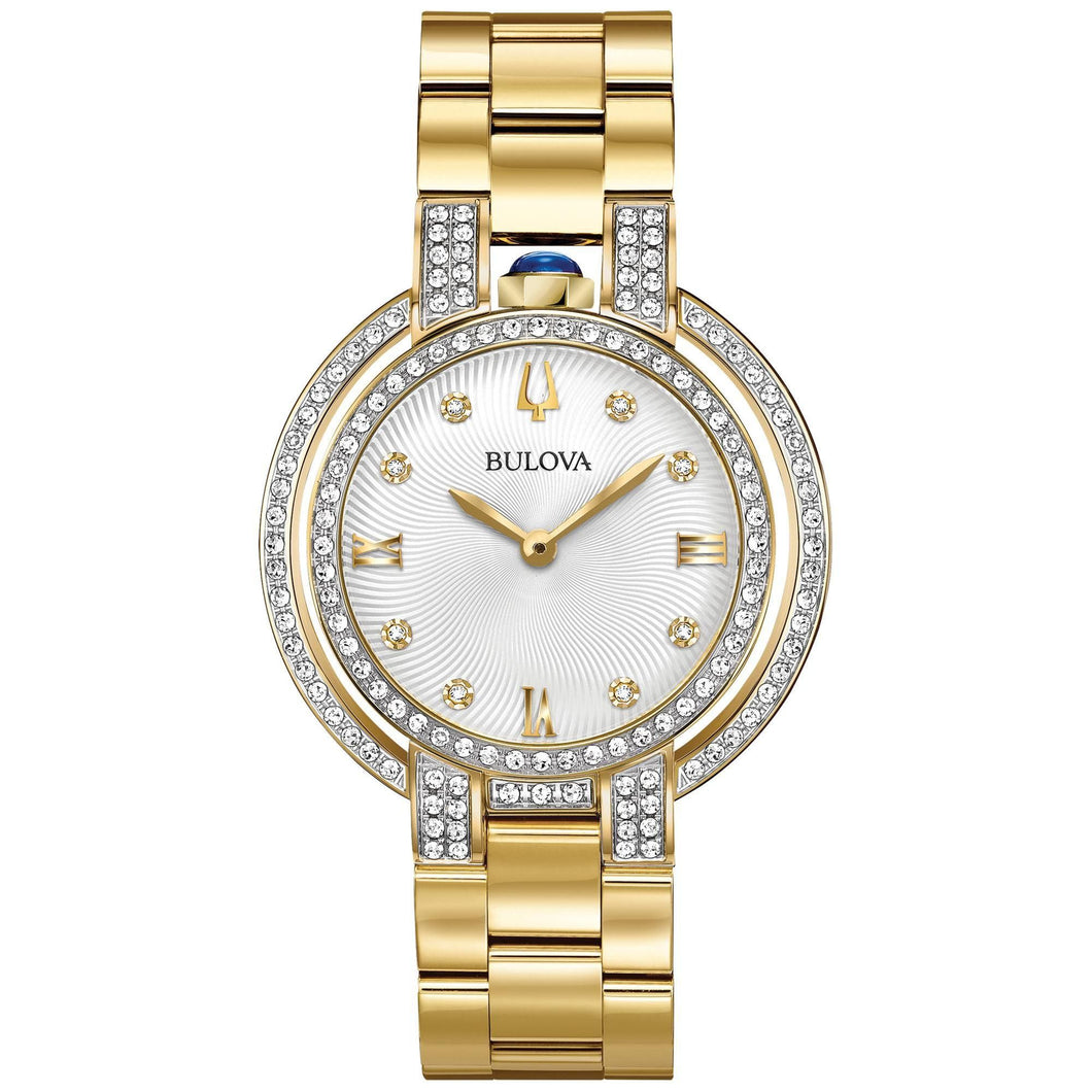 Women's Gold Bracelet Champagne Dial Classic Watch | Bulova
